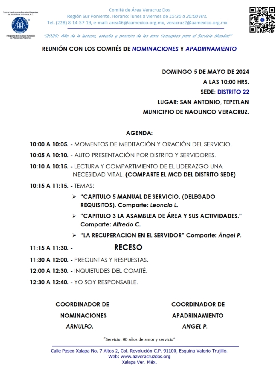 agenda